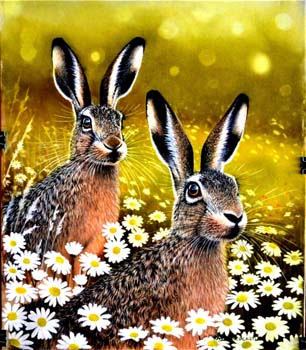 Pastel Hares